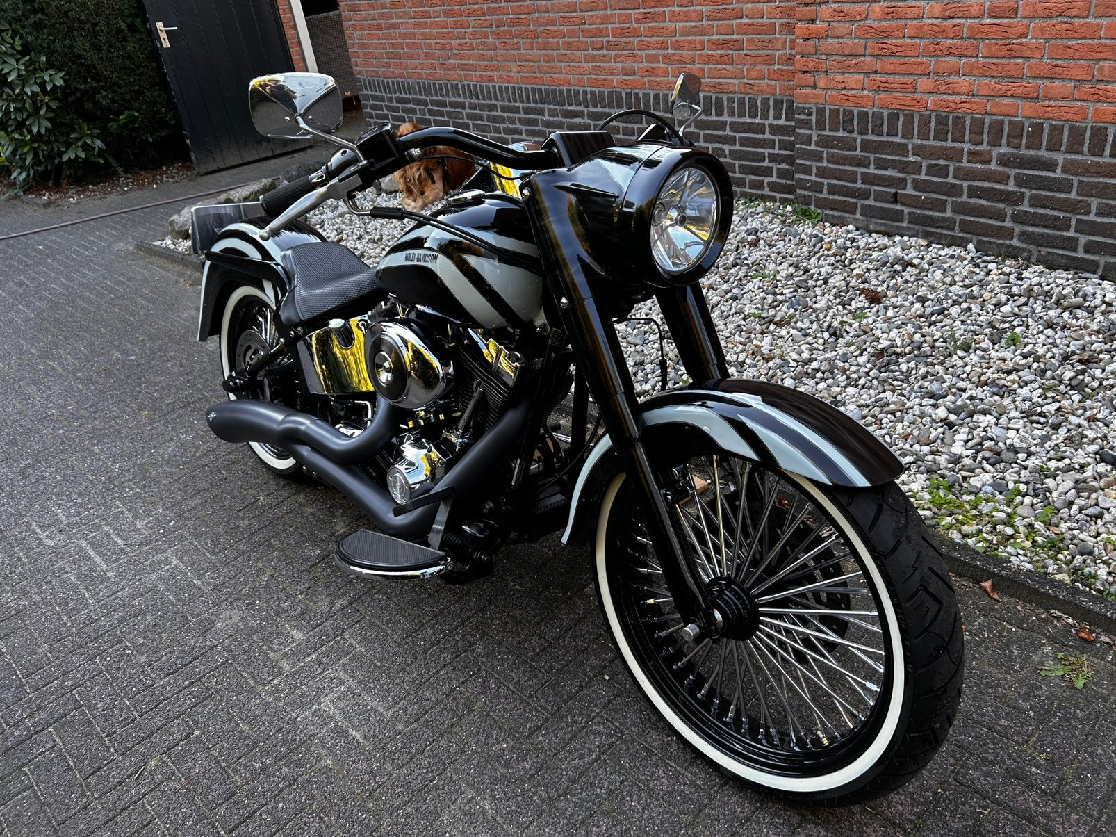 Harley Davidson Fatboy Special 1450CC carburateur Orig Ned., Motoren, Ophalen, Gebruikt