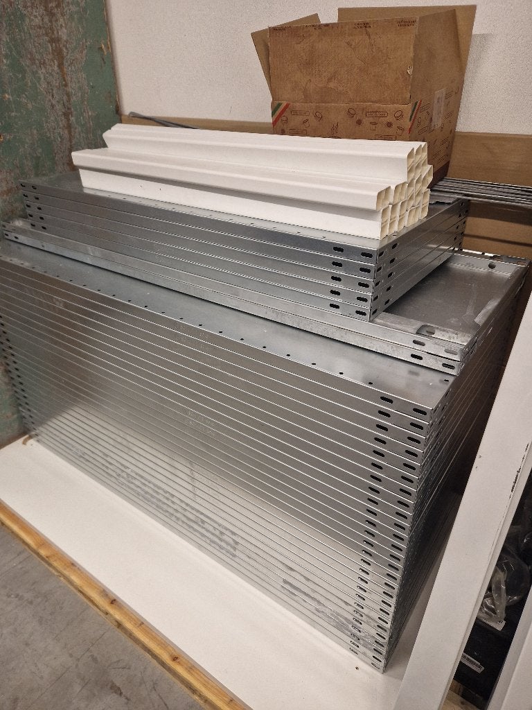 Partij Schulte Stelling Legborden 130x60 draagvermogen 150Kg, Doe-het-zelf en Verbouw, Metalen, Ophalen, Nieuw, IJzer