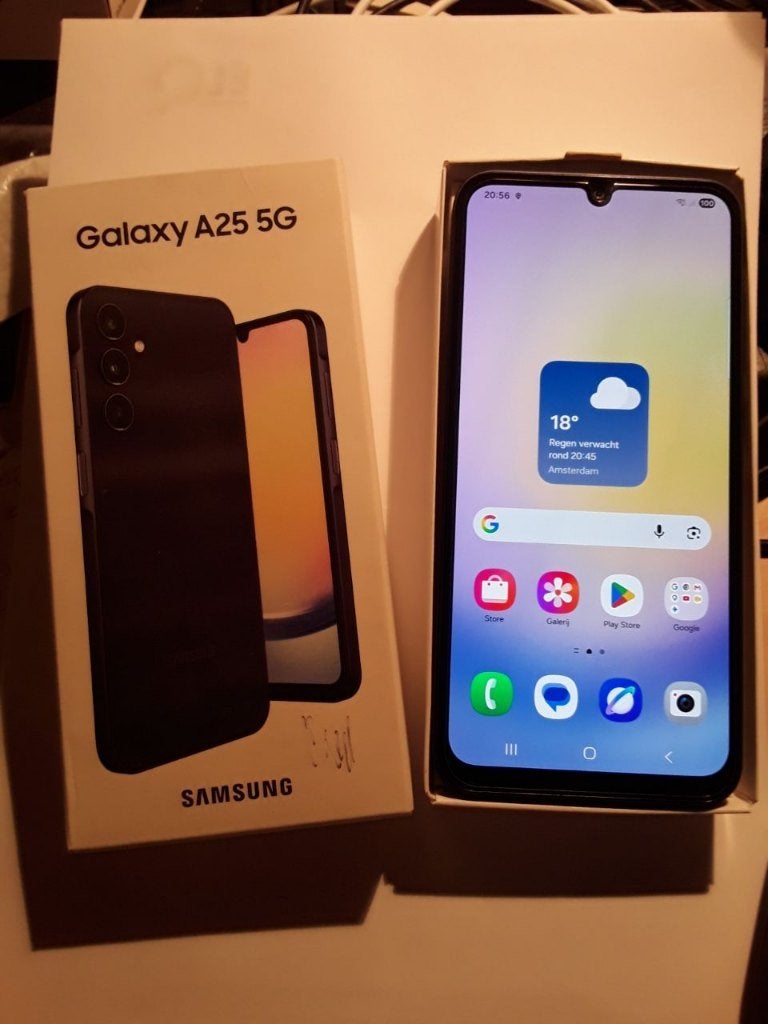Galaxy A25 5G - 128GB Blue Black, Telecommunicatie, Mobiele telefoons | Samsung, Blauw, Touchscreen, Ophalen of Verzenden, Zo goed als nieuw