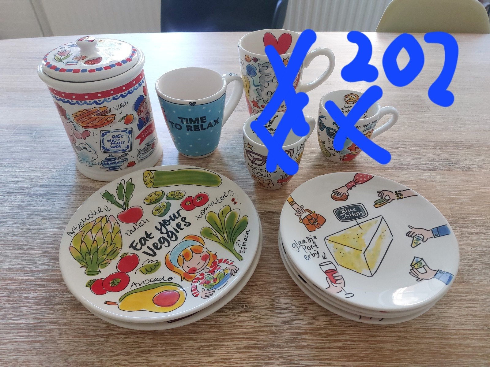 Diverse Blond Amsterdam producten, Ophalen, Zo goed als nieuw, Aardewerk, Kop(pen) en/of Schotel(s)