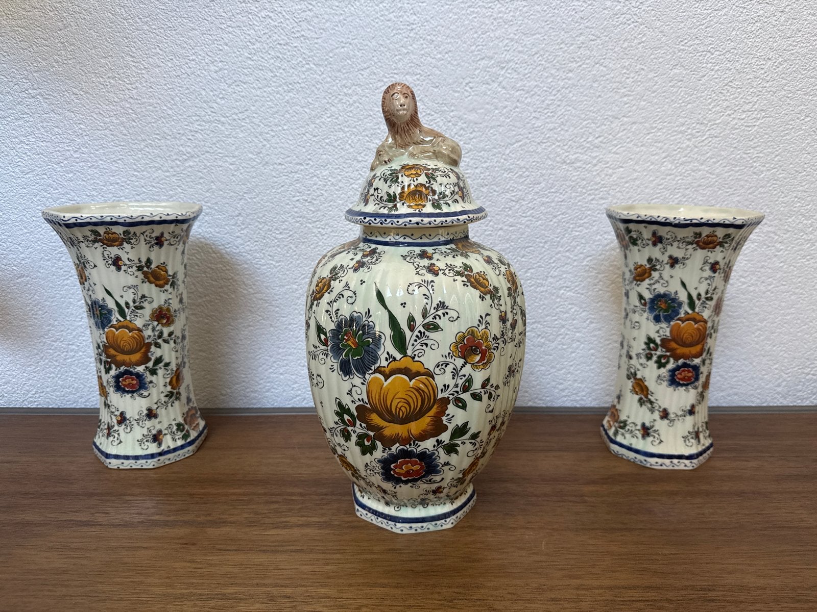 3-delig kaststel Hubert Bequet, Antiek en Kunst, Ophalen of Verzenden