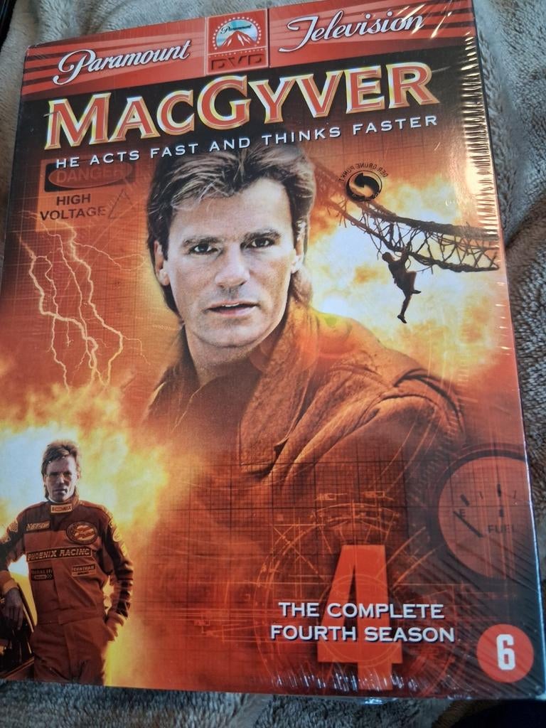 MacGyver - Het complete vierde seizoen (DVD) nieuw in verpak, Cd's en Dvd's, Dvd's | Tv en Series, Boxset, Ophalen of Verzenden