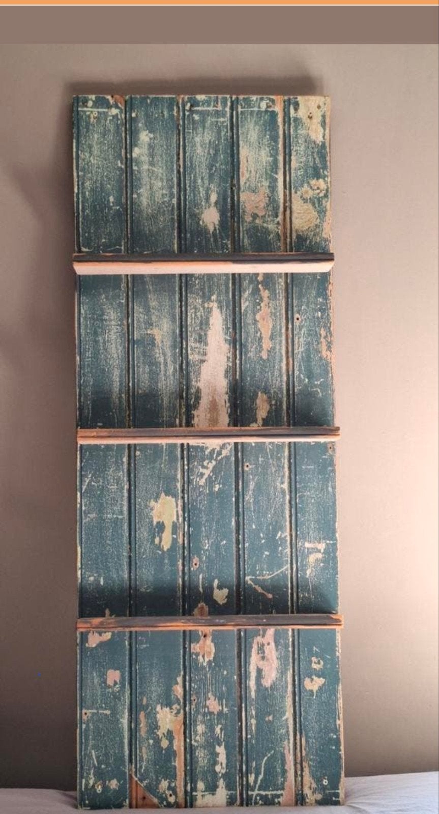 Wandbord,sloophout,vintage,rek,decoratie,plantjes/boeken,, Ophalen, Gebruikt