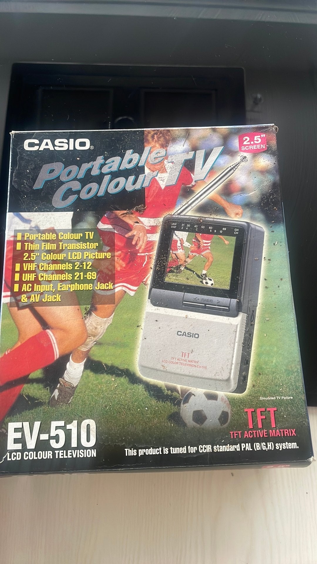 Casio mini TV EV-510 LCD color TV incl verpakking, Ophalen of Verzenden