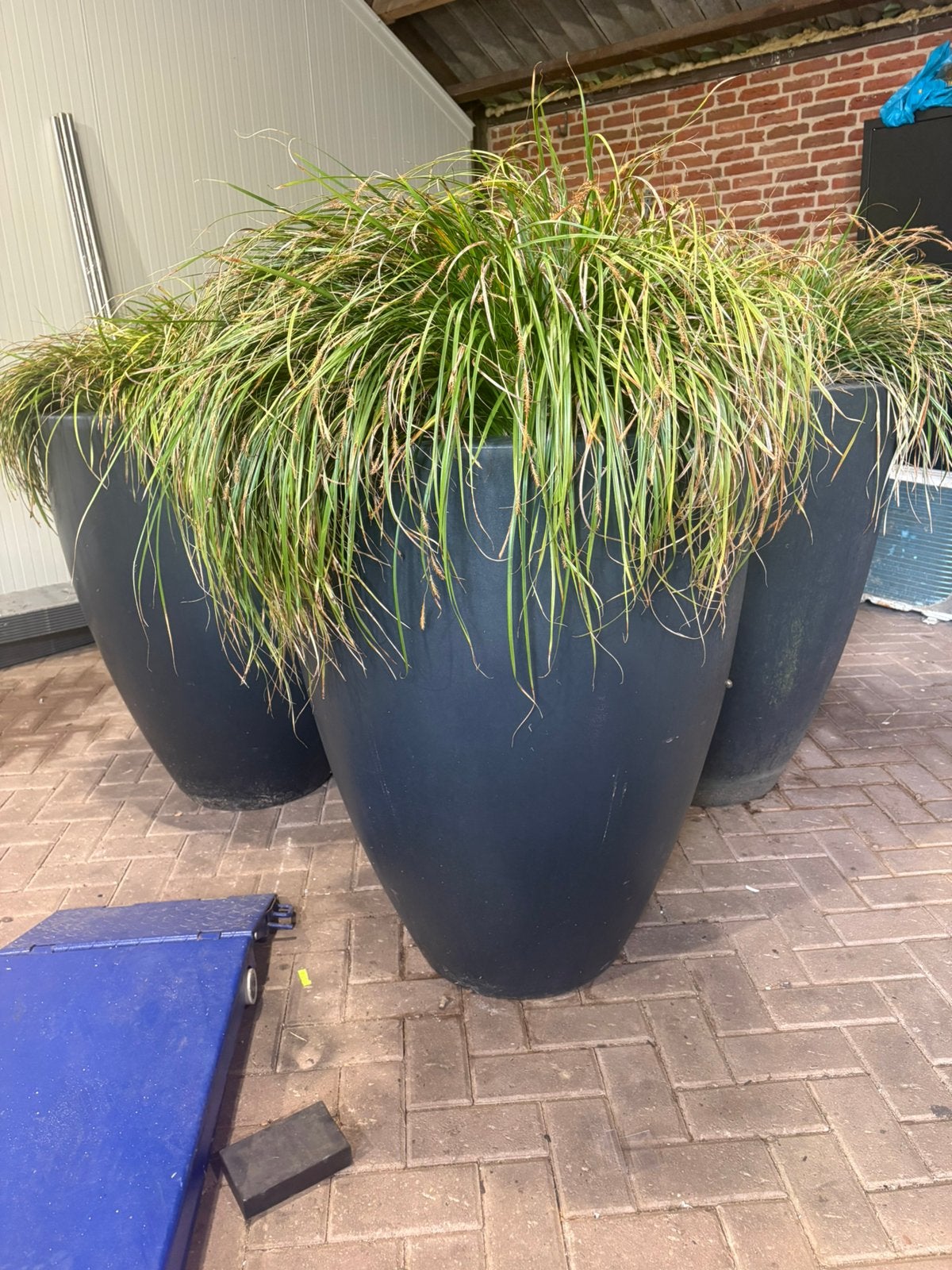 4x super mooien plantenbakken, Ophalen of Verzenden, Zo goed als nieuw, Rond, Kunststof