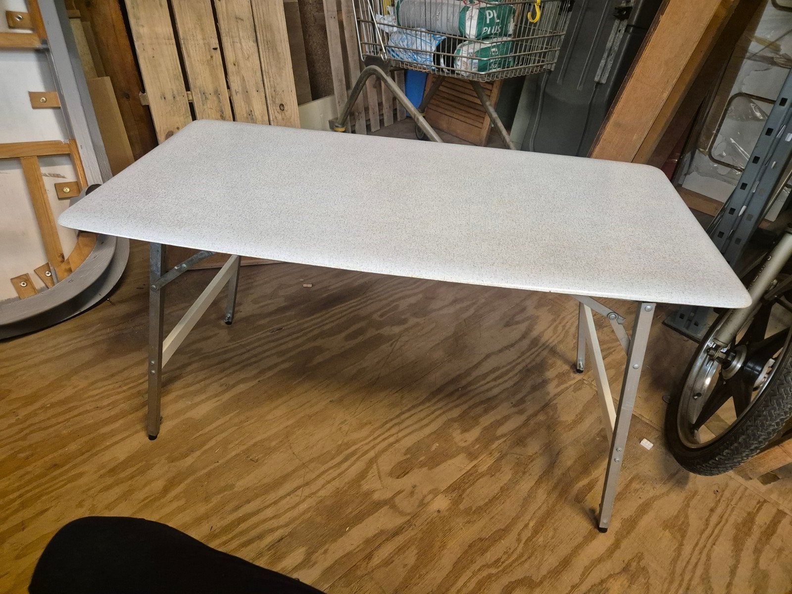 Kampeertafel camping tafel - verstelbaar en stevig, Ophalen, Gebruikt, Campingtafel