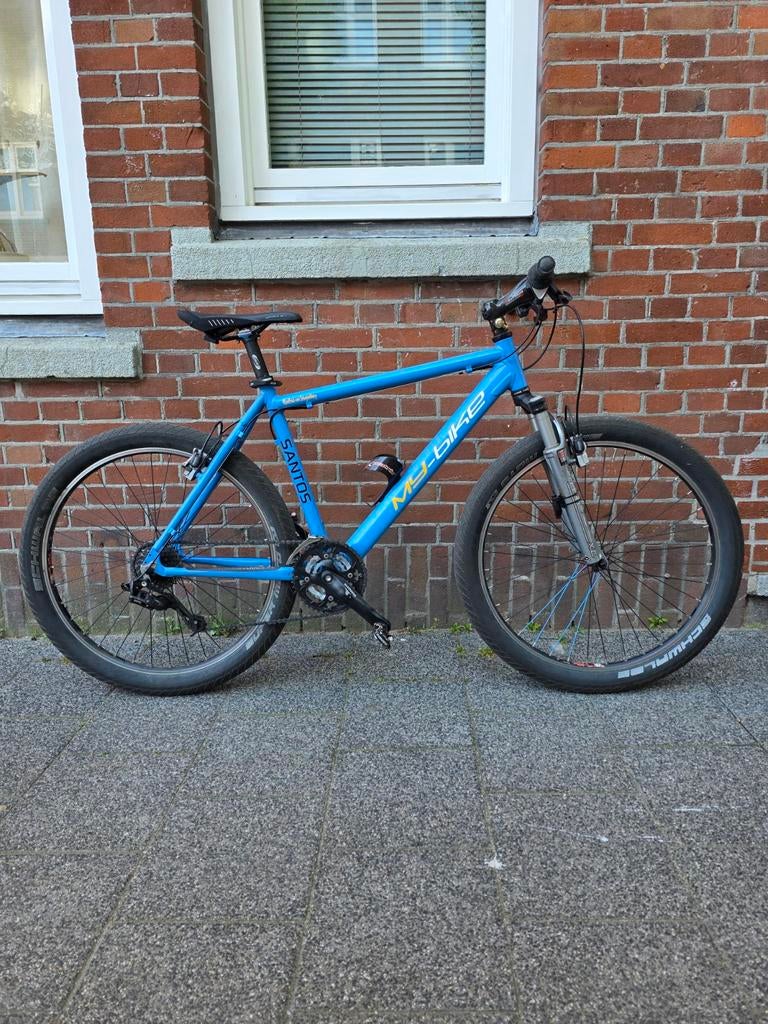 Santos herenfiets 28 inch with 27 gears ZGAN mountainbike, Ophalen, Zo goed als nieuw, Overige merken