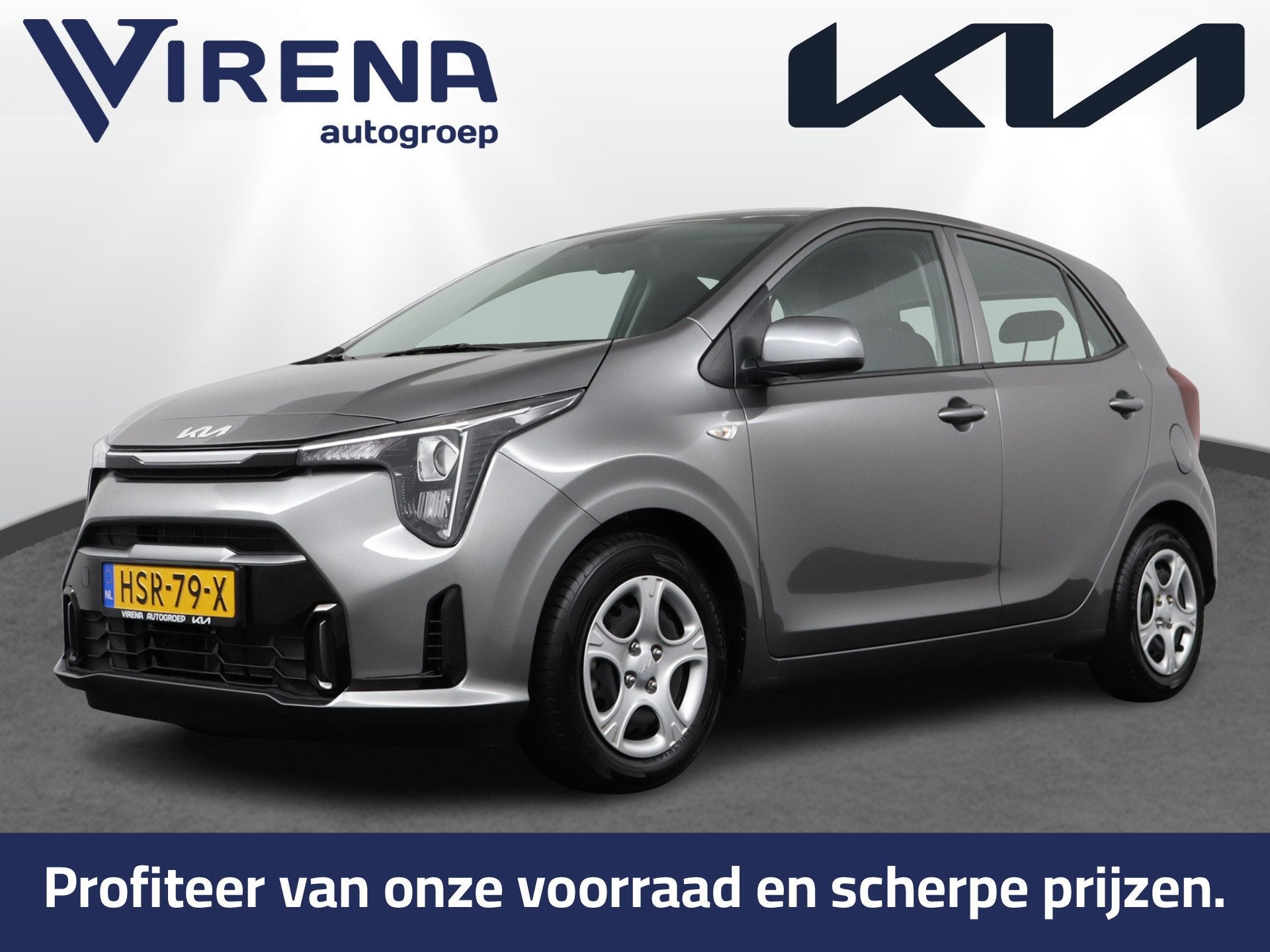 Kia Picanto 1.0 DPI DynamicLine - Airco - Cruise Control - N, Auto's, Kia, Stof, 4 stoelen, Origineel Nederlands, 19 km/l
