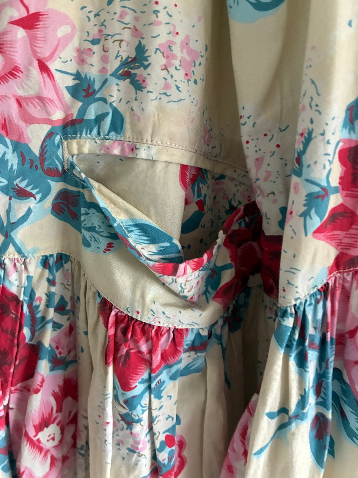 Ewa i Walla Jurk- Bloemenprint, Kleding | Dames, Meerkleurig, Maat 42/44 (L), Ophalen of Verzenden, Zo goed als nieuw