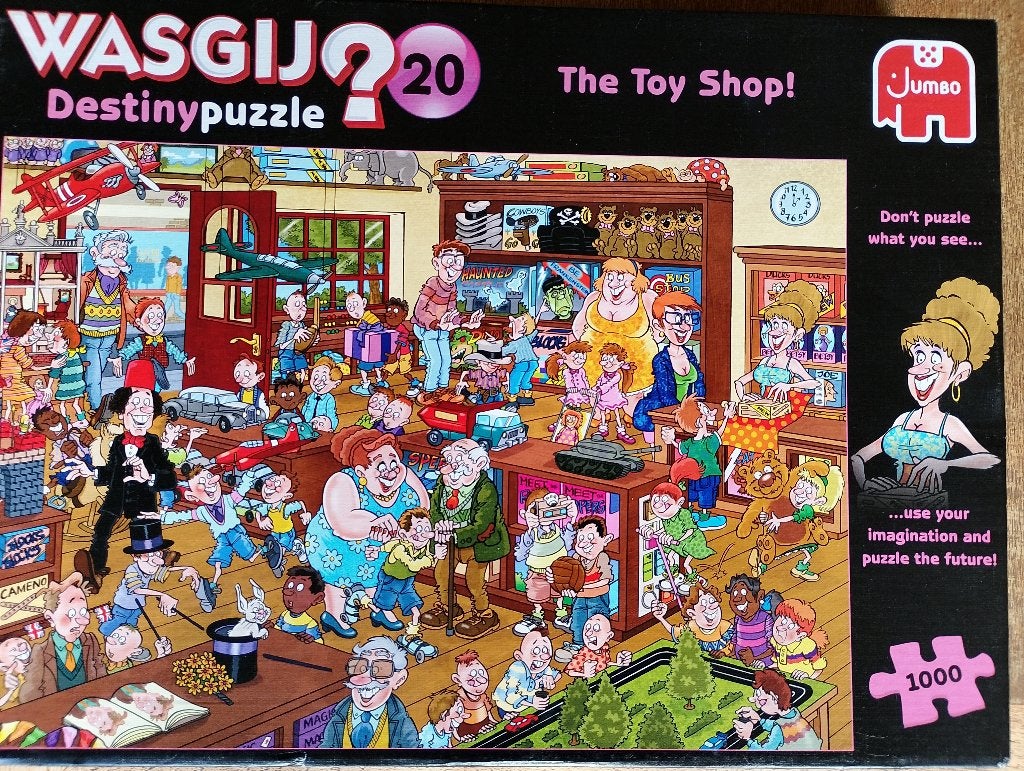 Wasgij puzzels, Ophalen, 500 t/m 1500 stukjes, Gebruikt, Legpuzzel
