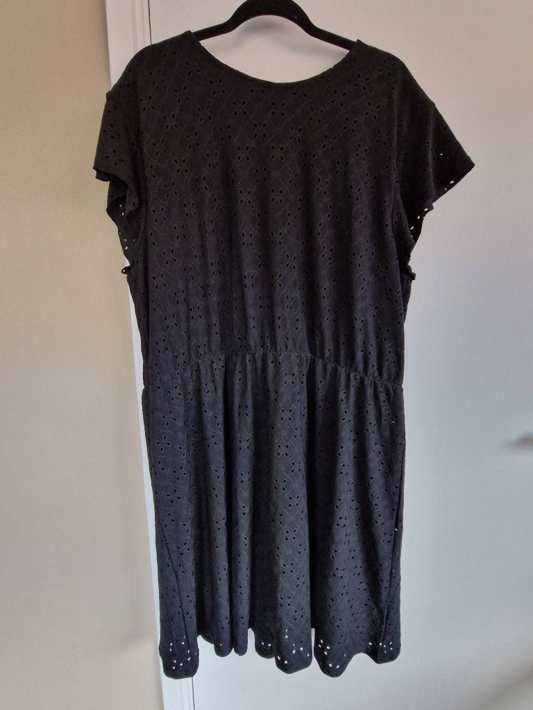 Dames maat 58-60, Verzenden, Nieuw, Zwart, Jurk