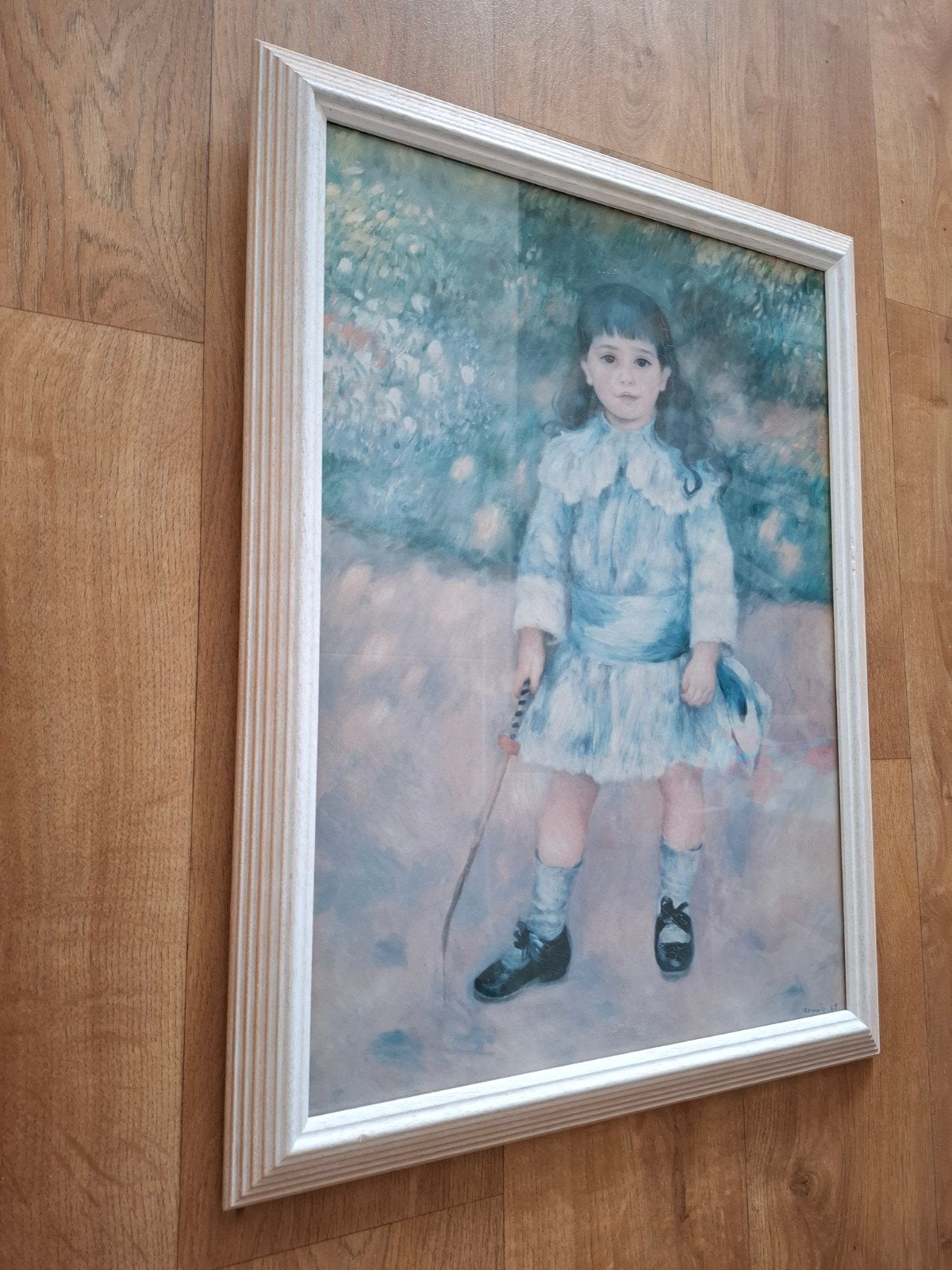 Schilderij 'Meisje in het blauw' - Renoir '85, Ophalen of Verzenden