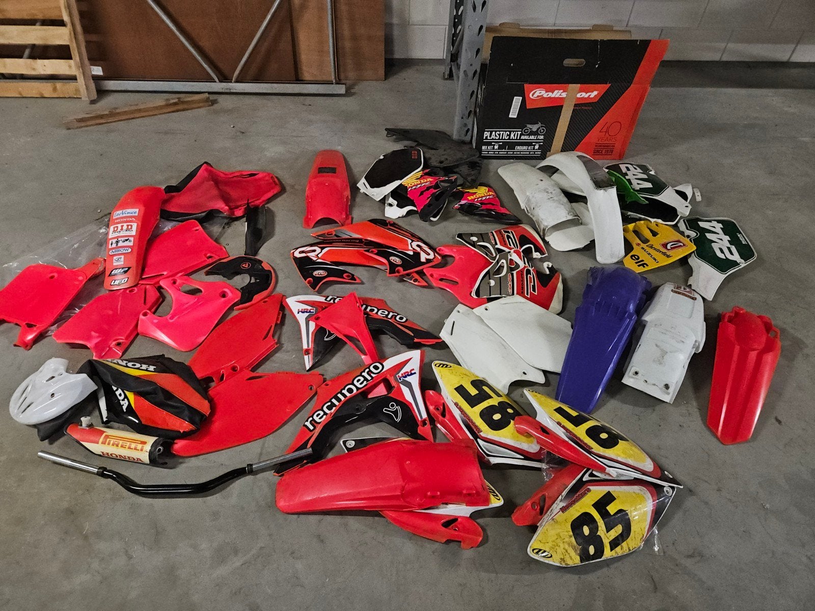 crossmotor kappen kapwerk plasic, Ophalen