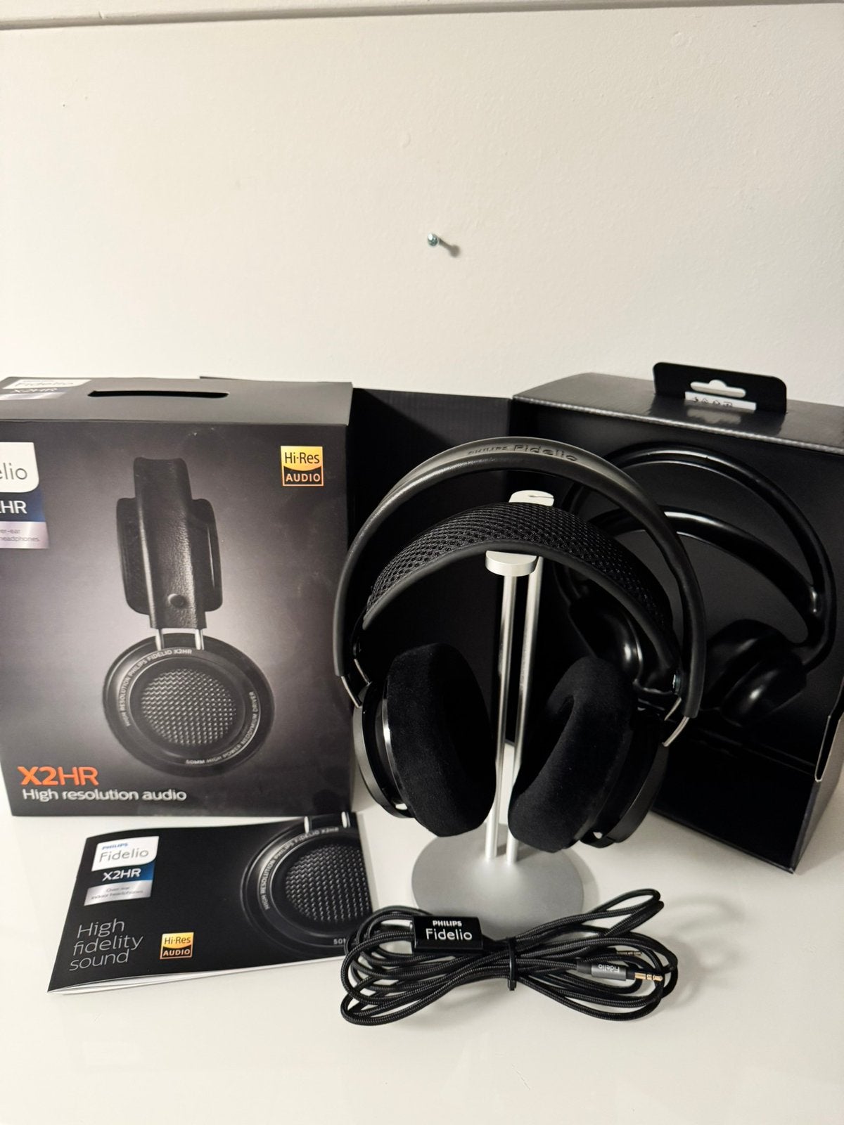 Nieuwe Philips Fidelio X2HR koptelefoon incl stand, Ophalen of Verzenden, Zo goed als nieuw