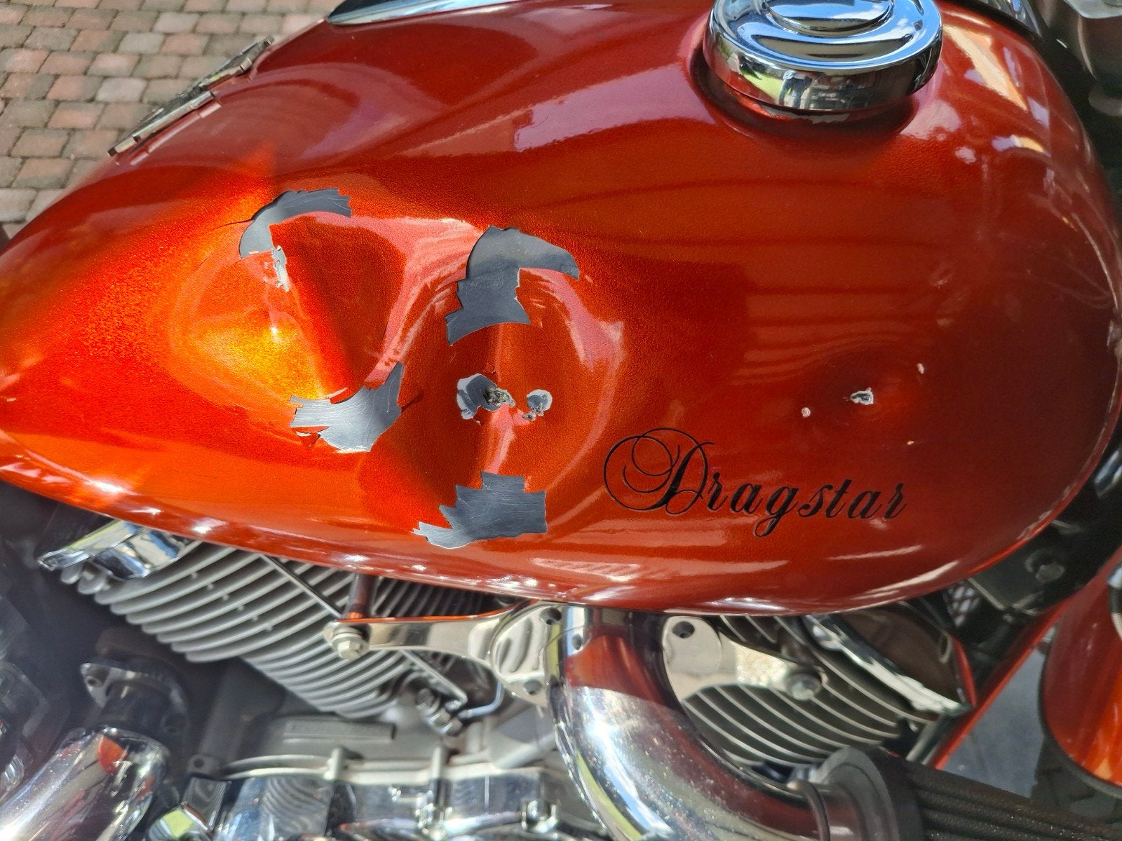 Gezocht: Yamaha Dragstar 1100 Tank (1999), Ophalen of Verzenden, Gebruikt