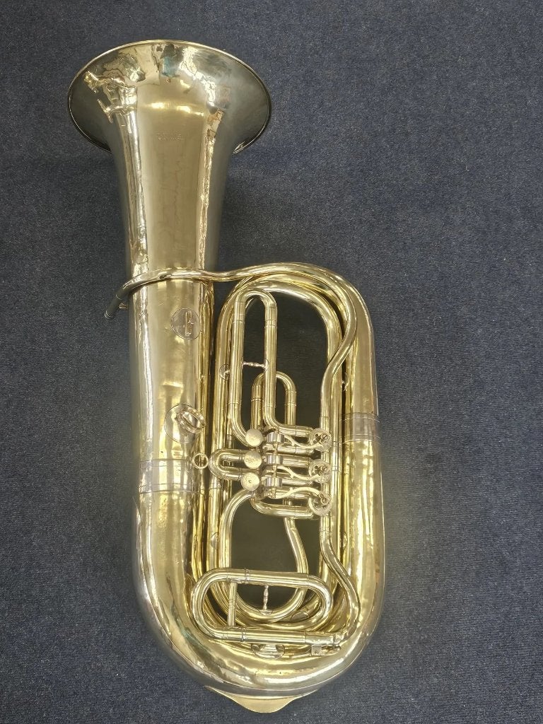 Bohland & Fuchs Graslitz / Poyda 4/4 BBb Tuba, Ophalen, Gebruikt, Bes-tuba