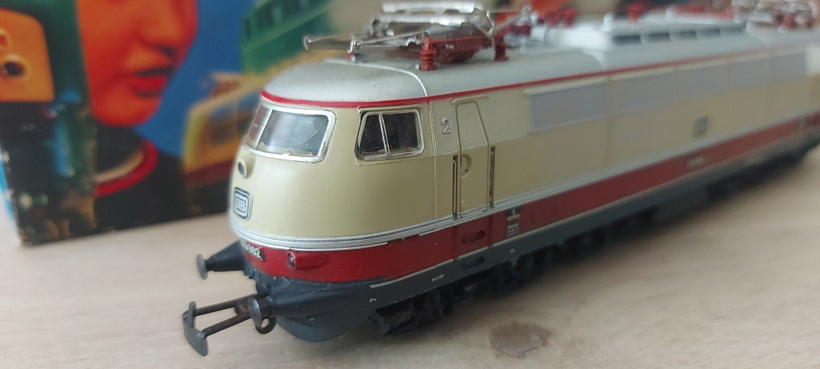 Märklin DB Trans Europa Expres 03 002 e-loc artnr 3053 in ov, Wisselstroom, Locomotief, Ophalen of Verzenden, Zo goed als nieuw