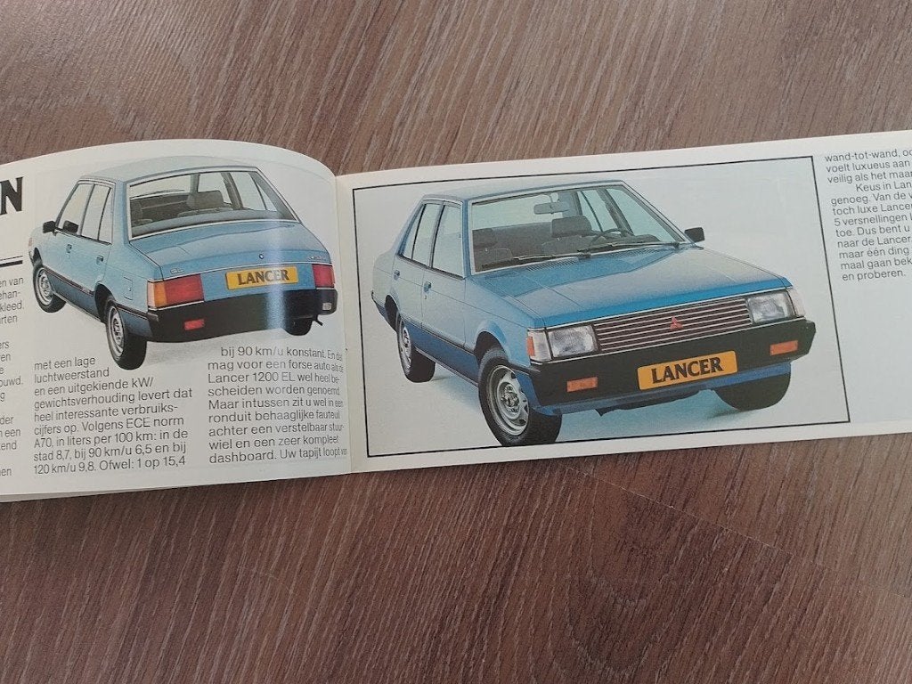 Mitsubishi 1981, Colt Lancer enz, Boeken, Ophalen of Verzenden, Nieuw, Mitsubishi