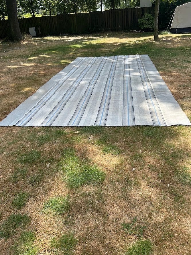 Tenttapijt 5 x 2,5 meter, Ophalen, Gebruikt