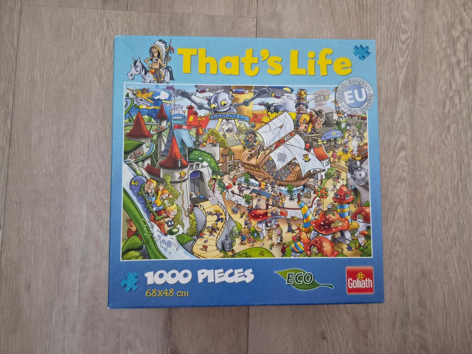 3 That's Life Puzzels - 1000 Stukjes, Ophalen of Verzenden, 500 t/m 1500 stukjes, Gebruikt, Legpuzzel