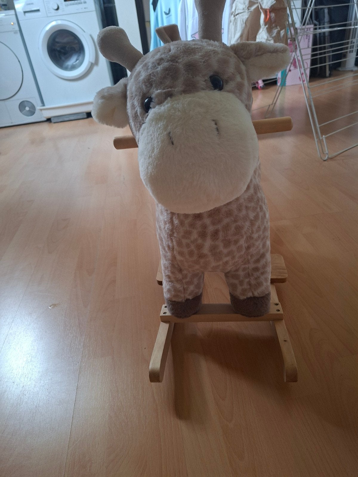 Schattig hobbelpaard in de vorm van een giraf, Ophalen, Zo goed als nieuw, Meisje