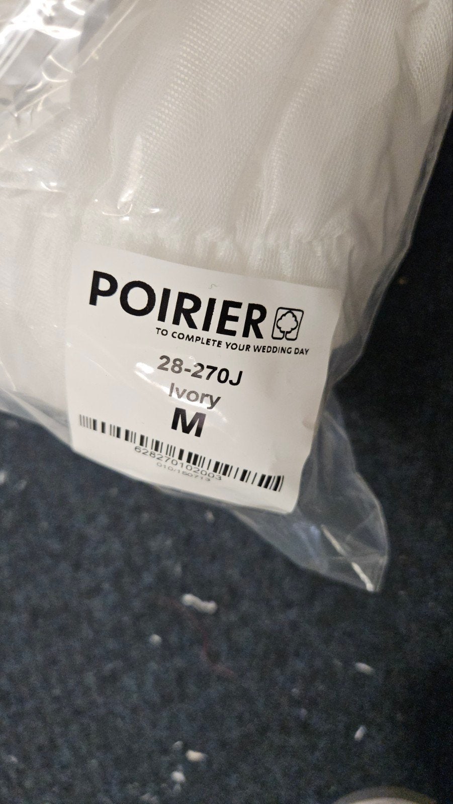 Poirier 28-270J Hoepelrok Ivoor Maat M, Overige kleuren, Nieuw, Ophalen of Verzenden, Accessoires