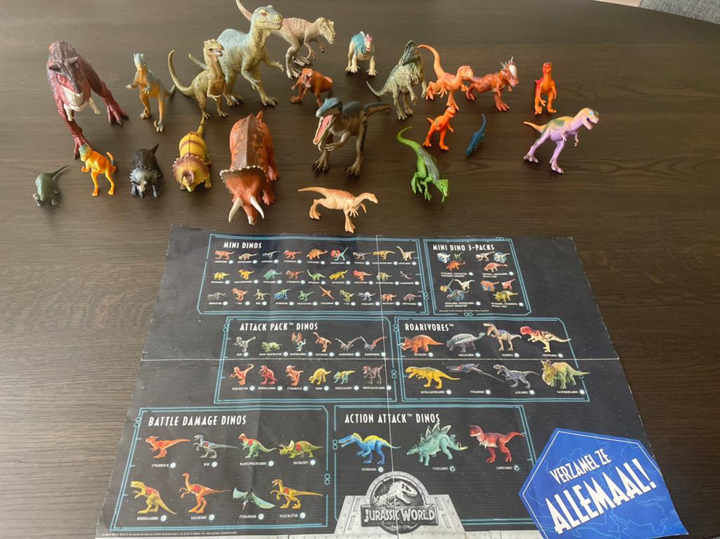 Dinosaurussen incl jurassic world, Kinderen en Baby's, Speelgoed | Overig, Ophalen of Verzenden, Zo goed als nieuw, Jongen of Meisje
