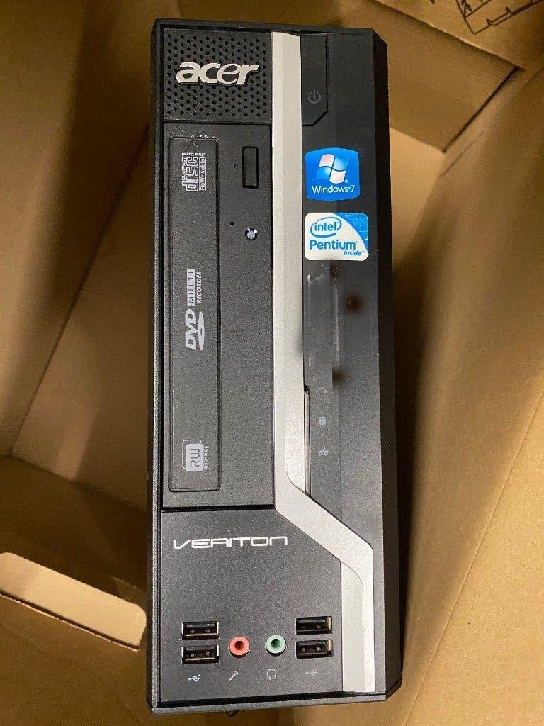 Acer Veriton X4620G Desktop PC - optie scherm, Computers en Software, Ophalen, Gebruikt, HDD, Minder dan 4 GB