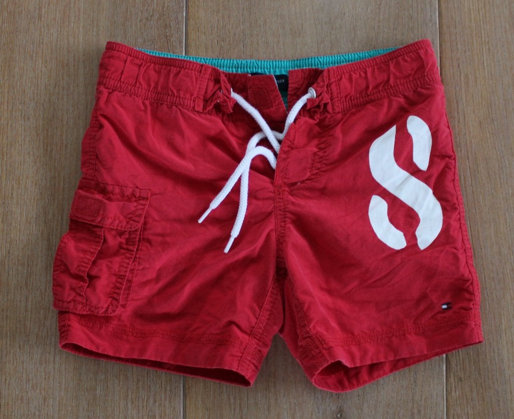 Zwembroek van Tommy Hilfiger maat 8, Gebruikt, Tommy Hilfiger, Zwembroek, Jongen