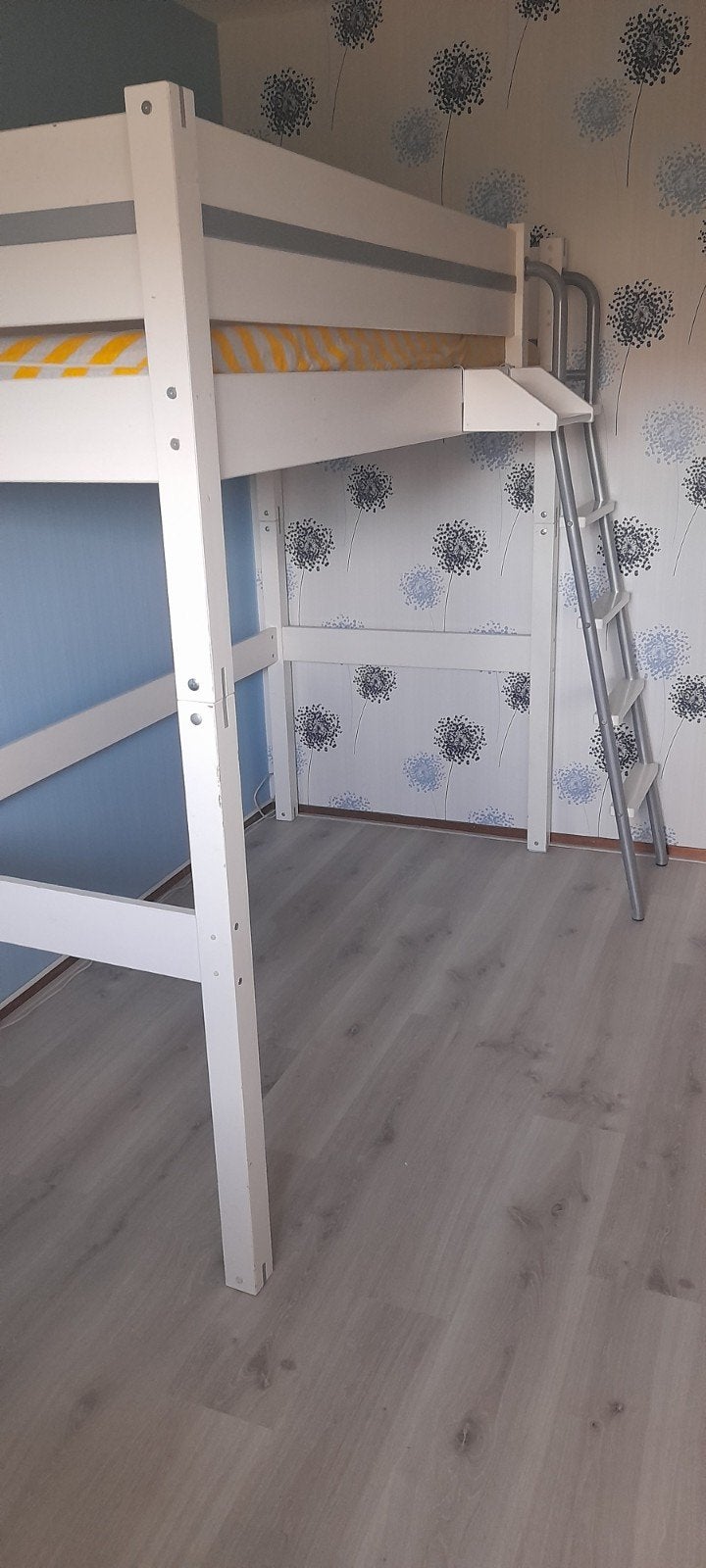Hoogslaper met lattenbodem en matras, Ophalen, Gebruikt, Hoogslaper