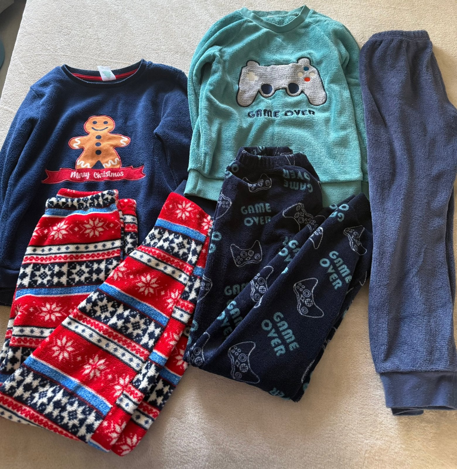 Fleence pyjama maat 134-140, Ophalen of Verzenden, Zo goed als nieuw, Maat 134