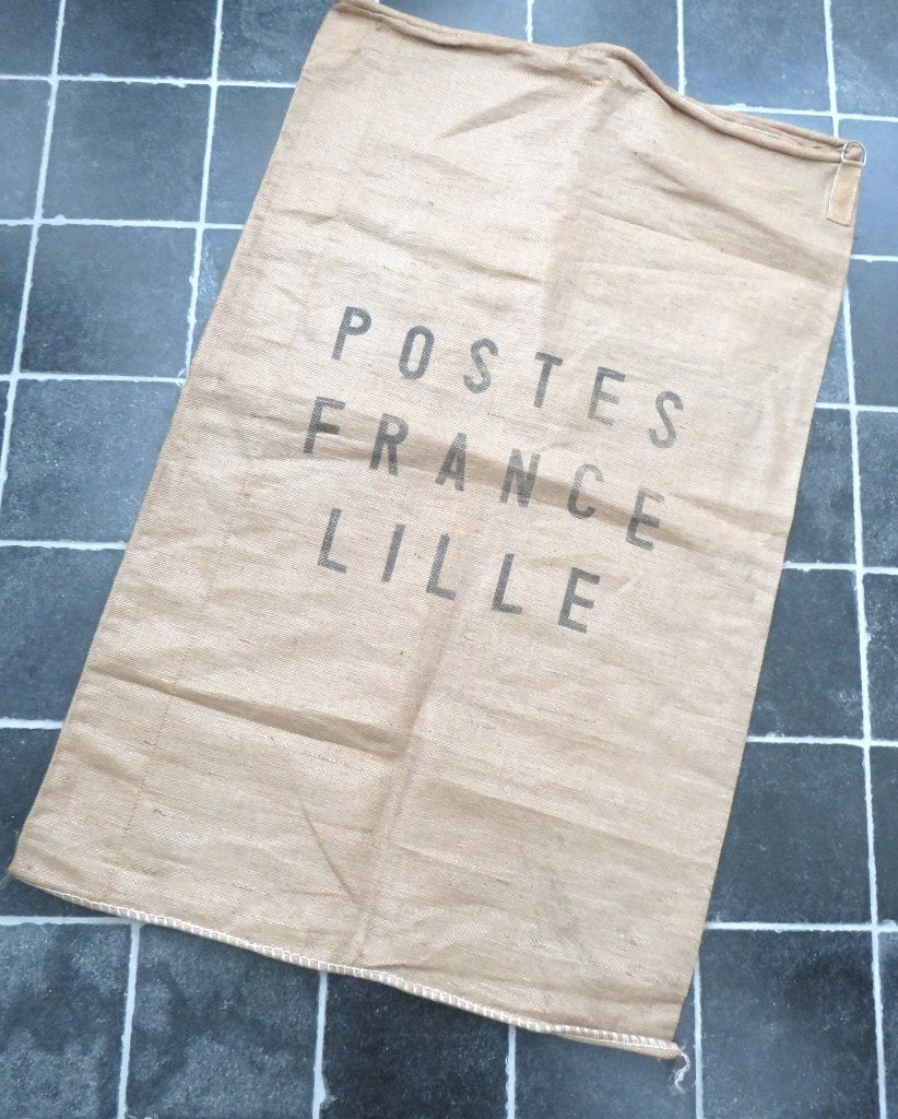 Jute postzak “Postes France Lille”, Ophalen of Verzenden