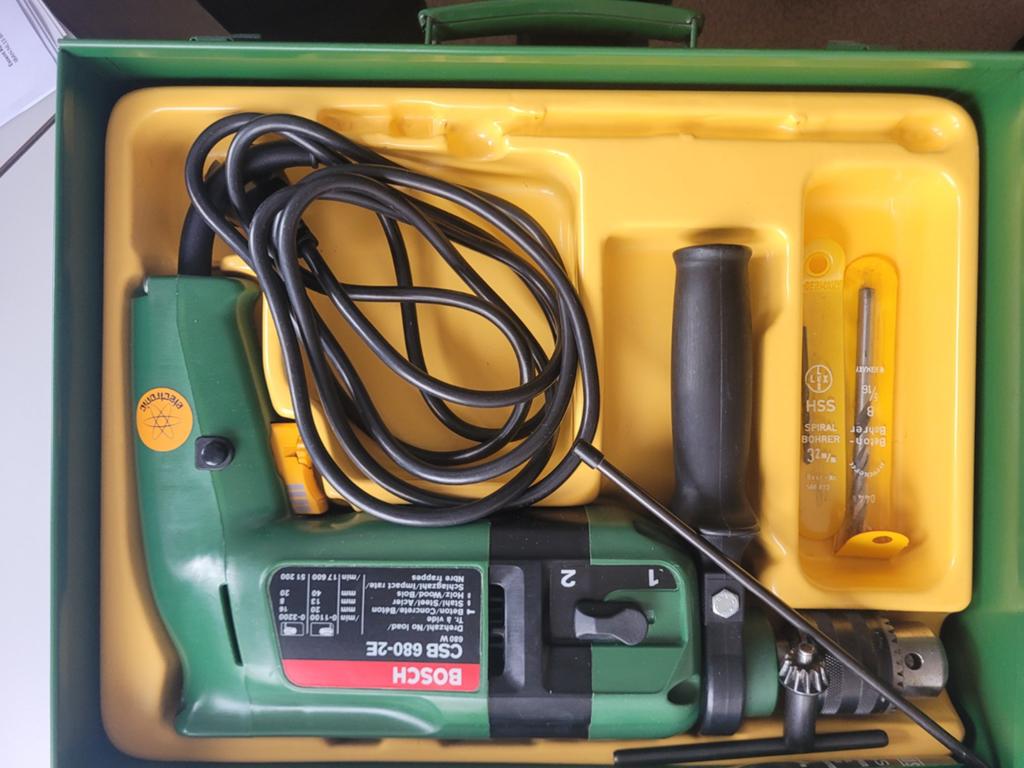 Bosch Klopboormachine CSB 680-2E - Oud model, Nieuwstaat, Boormachine, 600 watt of meer, Nieuw, Ophalen of Verzenden