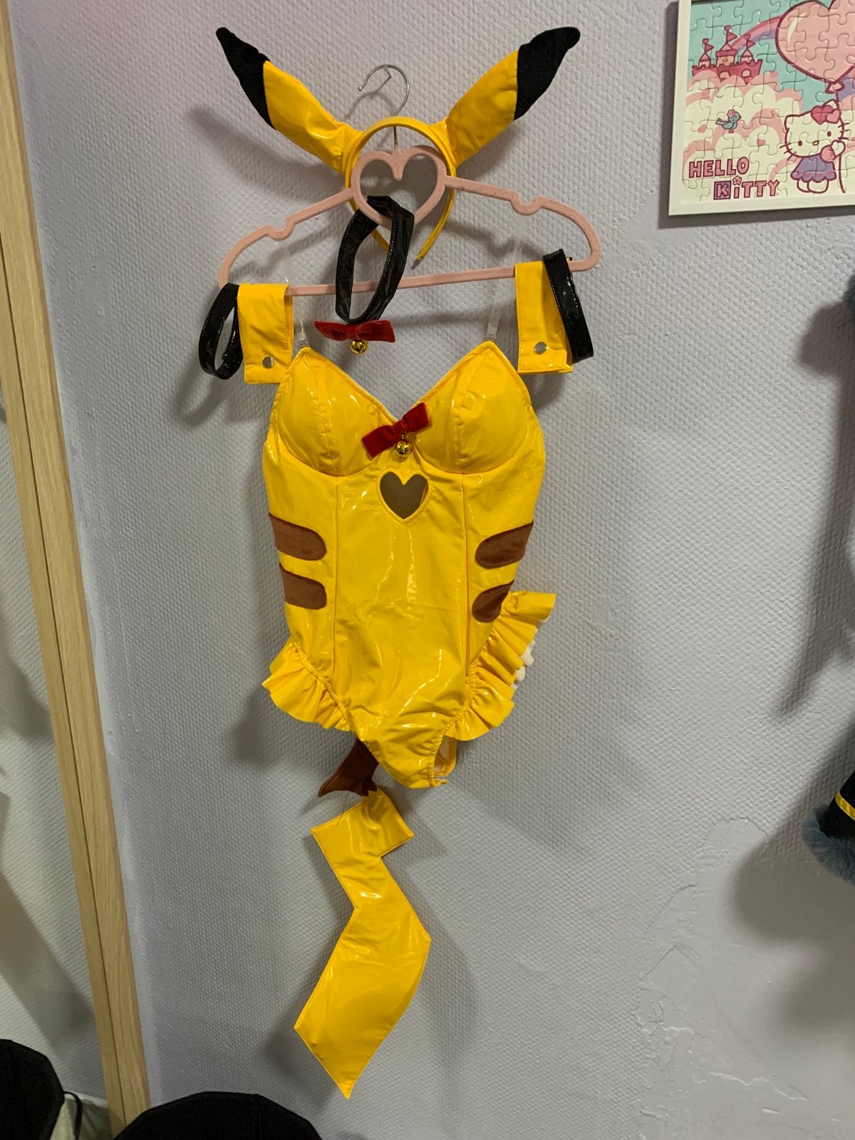 Pikachu Cosplay Kostuum - Compleet met Accessoires, Kleding | Dames, Carnavalskleding en Feestkleding, Maat 38/40 (M), Verzenden