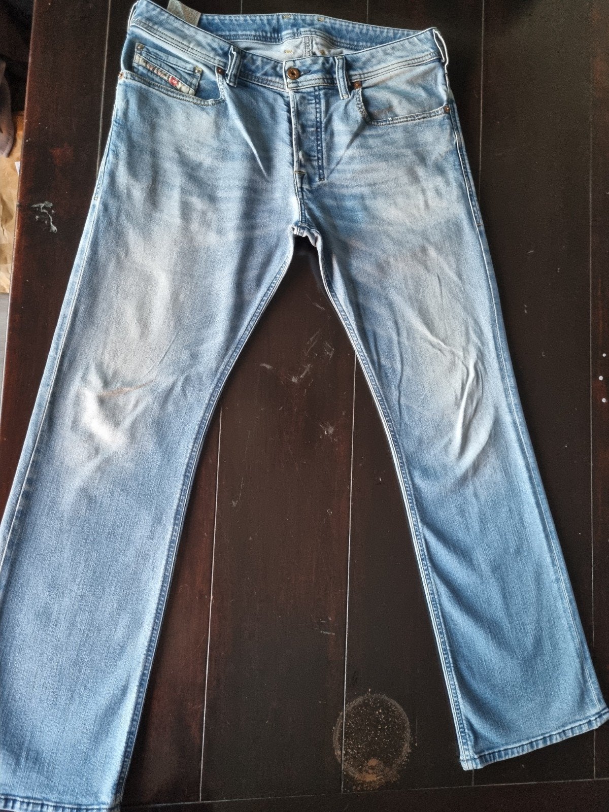 DIESEL ZATINY BOOTCUT STRETCH JEANS SIZE 32/30!!, Kleding | Heren, Diesel, Blauw, W32 (confectie 46) of kleiner, Ophalen of Verzenden