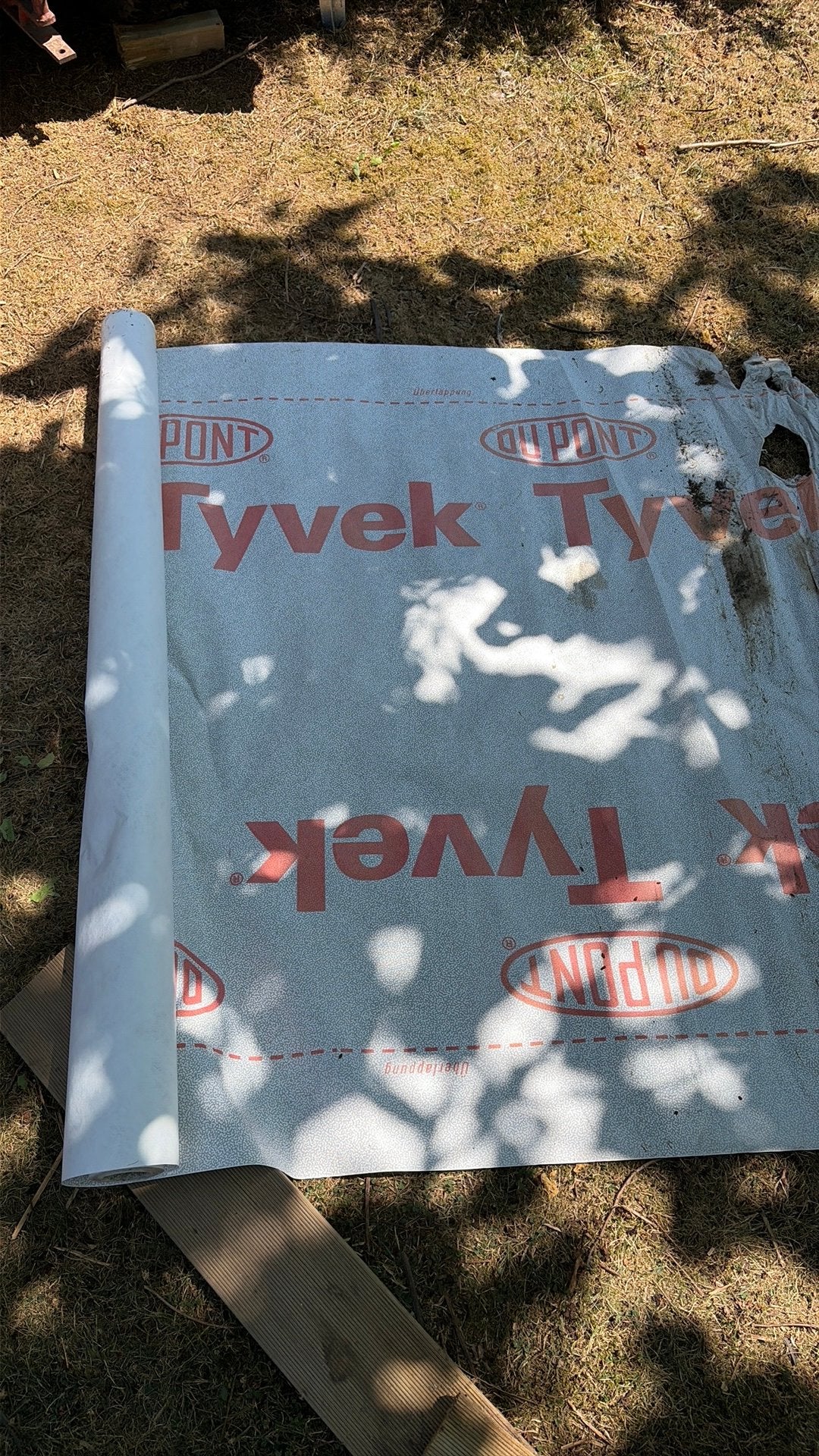 Dampfolie Oupint Tyvek, Ophalen, Zo goed als nieuw, 15 m² of meer, Folie