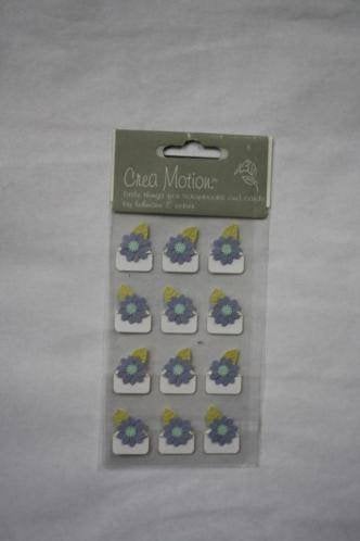 Crea Motion Purple en Violet Flowers SPJA012, Hobby en Vrije tijd, Ophalen of Verzenden, Nieuw, Versiering of Embellishment, Overige merken