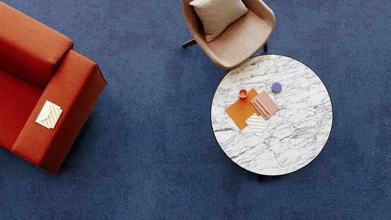 Blauwe Recreation tapijttegels OP=OP, Blauw, Nieuw, Ophalen of Verzenden, Tapijttegels