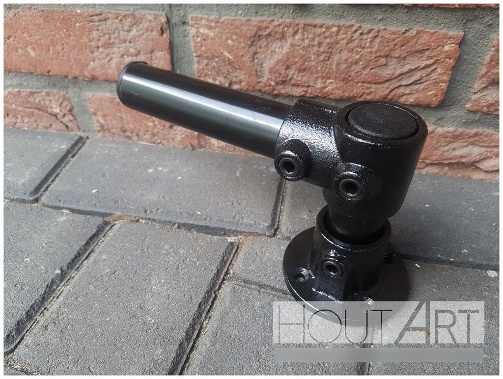 WCRolhouder steigerbuis zwart, Toilet-accessoire, Info@hout-art.nl, Nieuw, Ophalen of Verzenden