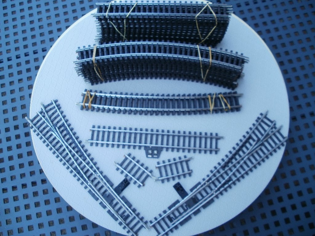 Marklin Ho 34 delige massief K rails treinbaan 232cm x 88cm., Wisselstroom, Rails, Ophalen of Verzenden, Zo goed als nieuw