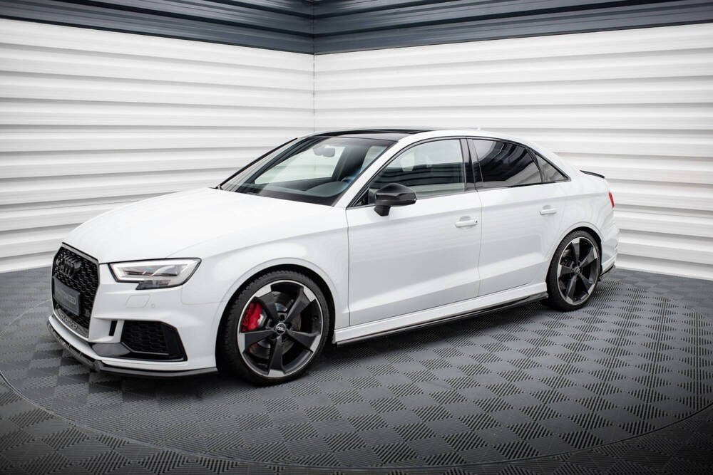 Voorlip spoiler sideskirt diffuser - Audi RS3 8V sedan 16-20, Ophalen of Verzenden