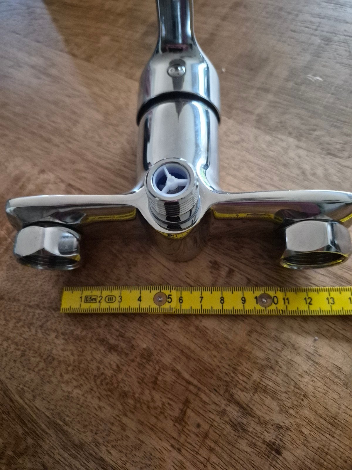 Aqua Vive Douchekraan Chroom steek 12cm, Ophalen of Verzenden, Zo goed als nieuw, Chroom, Kraan