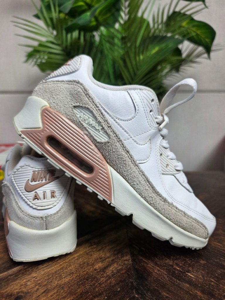 Nike Air Max 90 LTR 'White Metallic Red Bronze' | maat 38, Wit, Nike, Ophalen of Verzenden, Nike