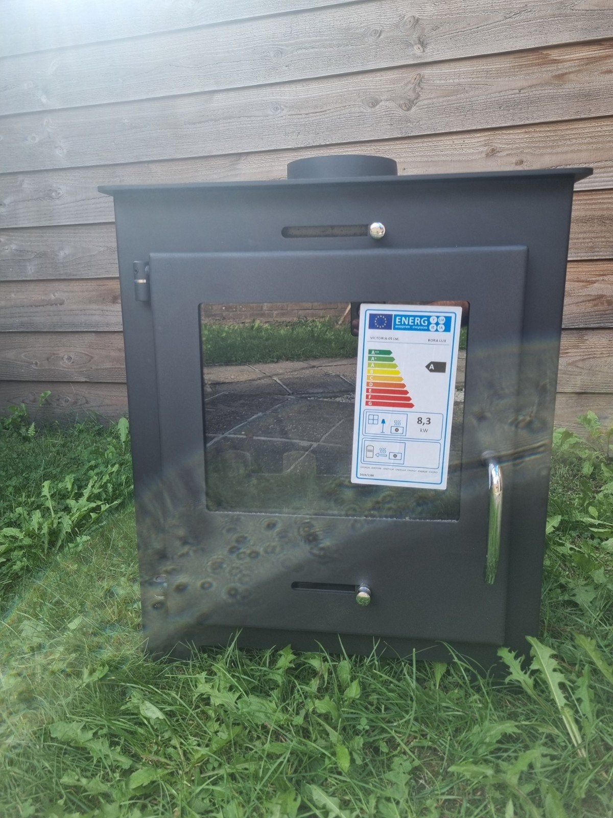 houtkachel  Victoria 3,8KW, Ophalen, Zo goed als nieuw, Hout, Houtkachel
