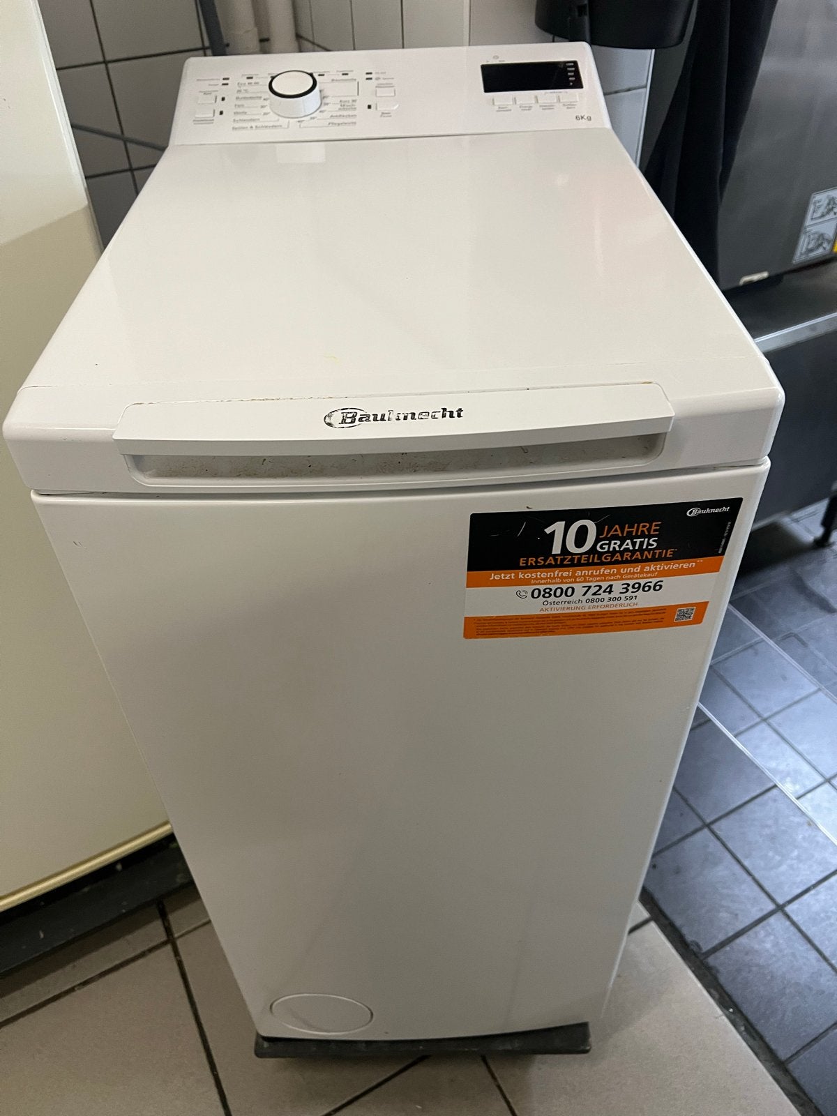 Bauknecht Bovenlader Wasmachine - Compact en Jong, 6 tot 8 kg, Ophalen of Verzenden, Zo goed als nieuw, Bovenlader