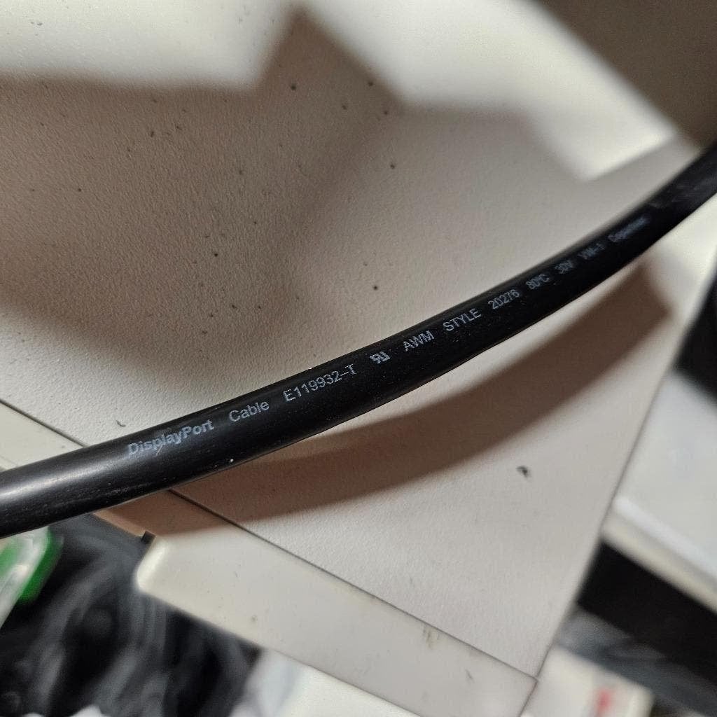 10x DisplayPort Kabel Zwart 1.7m displaykabel, Ophalen of Verzenden, Gebruikt
