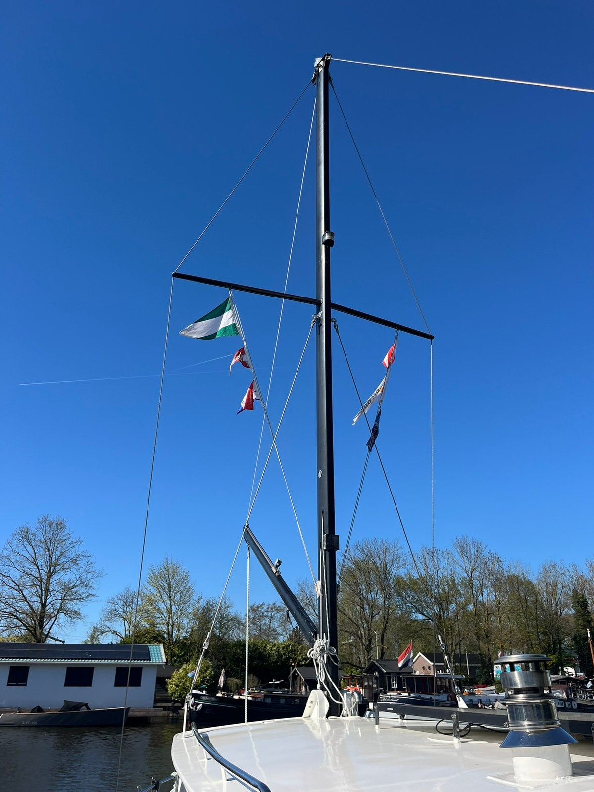 Aluminium mast 6,75m Neutmast furling systeem, Ophalen, Gebruikt, Tuigage en Masten, Zeilboot of Motorboot