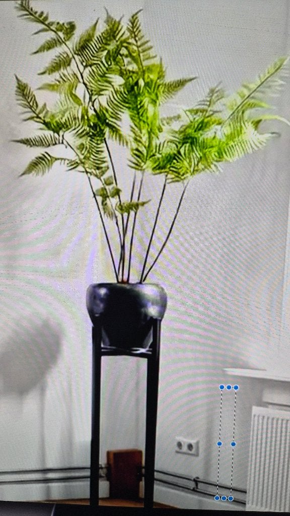 Grote kunstplant incl pot en onderstel nieuw, Huis en Inrichting, Ophalen, Binnen, Groen, Kunstplant