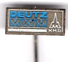 DEUTZ MWM KHD zilverkl. vrachtauto speldje ( E_106a), Verzenden, Zo goed als nieuw, Overige onderwerpen, Speldje of Pin