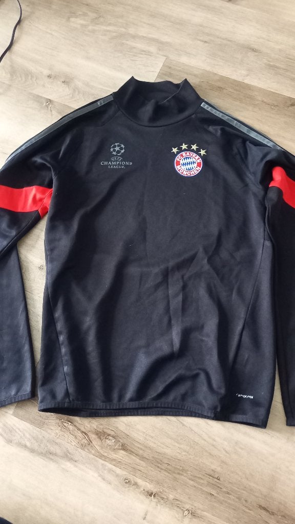Adidas Bayern München Champions League trainingstop 2014, Maat XS of kleiner, Ophalen of Verzenden, Zo goed als nieuw, Shirt